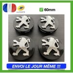 4x cache moyeu centre de roue pour peugeot noir 60mm embleme logo insigne jante 4x cache moyeu centre de roue pour peugeot noir 60mm embleme logo insigne jante