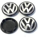 4x centres de roue vw caches moyeu jante alu 65mm emblme volkswagen