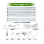 4x lampe led t5 pour plantes lumi�re � spectre complet lampe de culture extensible pour plantes dint�rieur ...