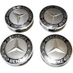 4x logo jante mercedes benz argent 75mm cache moyeu centre de roue emblme