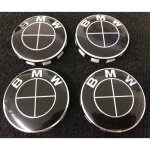 4x logo jante noir 68mm bmw cache moyeu centre de roue emblème 4x logo jante noir 68mm bmw cache moyeu centre de roue emblème