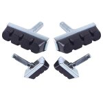 4x patin de frein velo gomme 40mm a tige cantilever tirage central cycle ville vintage