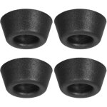 4x patin glisseur 21 x 11mm pied meuble chaise universel conique rondelle cale plastique