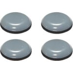 4x patin glisseur t�flon ptfe 60 mm autocollant protection sol pied meuble plastique