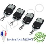 Lot de 4 t�l�commandes universelles 433. 92 mhz pour garage et alarme - code fixe (artelys)