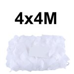 4x4m - renforcer blanc dissimulation maille camouflage filet militaire pour jardin pergola ombrage gazebo ...