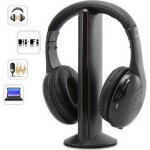 Casque audio sans fil 5 en 1 - hi - fi radio - noir - connectivité nfc - suppresseur de bruit actif - ... Casque audio sans fil 5 en 1 - hi - fi radio - noir - connectivité nfc - suppresseur de bruit actif - ...