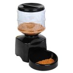 5. 5l automatique distributeur daliment pour chien chat croquettes programmable de nourriture c026a