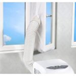 5. 6m joint de fen�tre kit de calfeutrage pour climatiseurs mobiles et s�che - linge voile de vitre blanc ...
