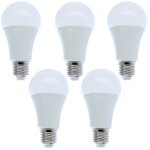 Lot de 5 ampoules led e27 12w blanc froid - marque - mod�le - puissance �quivalente 100w - classe �nerg�tique ...