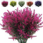 5 bouquets fleur artificielle en plastique lavande fausse plante dcoration de mariage maison jardin ...