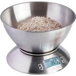 5 kg / 1g balance de cuisine en acier inox - avec bol de 215l amovible grand ecran r�tro�clair� fonction ...