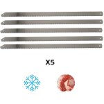 Scie manuelle de boucher à os pro l. 450 x ht. 20 x pas 25 mm en acier inoxydable - diamwood platinum ... Scie manuelle de boucher à os pro l. 450 x ht. 20 x pas 25 mm en acier inoxydable - diamwood platinum ...