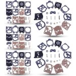 5 pack kit de reconstruction de r�paration de diaphragm de carburateur pour stihl fs36 fs40 fs44 fs72 ...