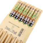 5 paires de baguettes chinoises