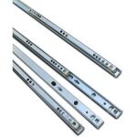 5 paires de glissières à tiroir en métal à roulement à billes 310 mm de profondeur pour 17 mm 5 paires de glissières à tiroir en métal à roulement à billes 310 mm de profondeur pour 17 mm