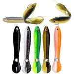 Leurre souple - non sp�cifi� - 5 pcs - pvc de haute qualit� - action de nage r�aliste - yeux 3d