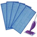 5 pcs lingettes pour swiffer balai spray wetjet wood kit bleu
