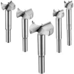 5 pcs meche bois 15 - 35mm forstner bits foret bois meche a faconner mche  bois carbure installation ...