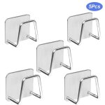 Porte - �ponge - jf - eng - 5 pcs - acier inoxydable 304 - auto - adh�sif - �tanche