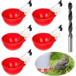 Abreuvoir automatique - haopyou - kit de 5 pièces - installation facile - pour poules canards oies Abreuvoir automatique - haopyou - kit de 5 pièces - installation facile - pour poules canards oies