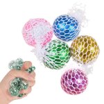 5 pices balle anti - stress balle anti - stress enfant filet balle de dcompression balle de slime squeeze ...
