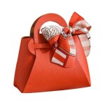 5 pi�ces belle bo�te - cadeau de sac de bonbons au chocolat avec des rubans et une poign�e sac � main ...