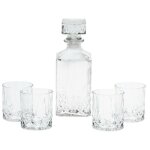 5 pice dcanteur set whisky dcanteur ensemble avec 4 coupe verre gobelets