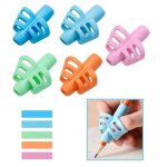 5 pièces porte - stylo décriture pour enfants poignées de crayon en silicone coloré outils de correction ... 5 pièces porte - stylo décriture pour enfants poignées de crayon en silicone coloré outils de correction ...