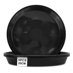 5 pi�ces soucoupes plastique pour pots de fleurs bacs d�gouttement pour jardinage / hydroponie / maison ...