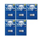 5 piles varta cr 123a lithium -