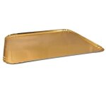 5 plats de service carton 32x42cm or