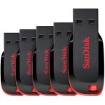 5 x sandisk cruzer blade 16 go clé usb (paquet de cinq) 5 x sandisk cruzer blade 16 go clé usb (paquet de cinq)