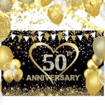 50 ans banderole joyeux anniversaire banni�re 180x115cm 50 banni�re toile de fond banderolles anniversaire ...