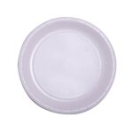 50 assiettes en carton blanc 22 cm - blanc