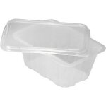 50 barquettes plastique 1000 ml + 50 couvercles utilisation froid et chaud 50 barquettes plastique 1000 ml + 50 couvercles utilisation froid et chaud
