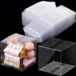 50 bo�tes cadeaux pet transparentes 2�2�2 - mariage / f�te / baby shower - emballage petit cadeau qiedoviey ...