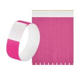 50 bracelets identification ind�chirables roses - accessoire de d�guisement bijou fantaisie