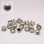 Clous � griffes - ki sign - 8mm - argent - lot de 50 - sans nickel