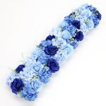 50 cm - bleu - arrangement de roses artificielles gypsophila dcoration idale pour boule de fleur arche ...