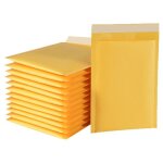 50 enveloppes � bulles en papier kraft doubl�es pour lenvoi postal avec fermeture auto - adh�sive.