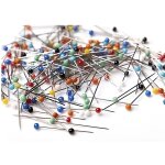 pingles  tte ronde - ctop - 3 cm - multicolore - 50 pices