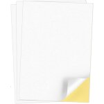 50 feuilles a4 papiers autocollants imprimante blanc �tiquettes pour imprimante laser jet dencre �tiquette ...