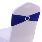 50 noeuds de chaise stretch bande housse de chaise de mariage avec boucle n?ud coulissant dcorations ...