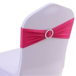 50 noeuds de chaise stretch bande housse de chaise de mariage avec boucle n?ud coulissant dcorations ...
