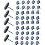 50 pcs patin chaise teflon � clouer 19mm ronde patins de meubles en teflon patin de chaise avec clou ...