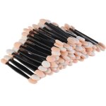 50 pi�ces applicateur de fard � paupi�res pinceaux brosse �ponge de ombre � paupi�re � double t�te pour ...
