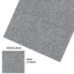 50 pi�ces tapis auto - adh�sif carrelage autocollant tapis carr�s peler et coller tapis bricolage sol ...