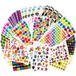 5000 + gommettes enfant autocollants color�s - scrapbooking diy cr�atif - id�al cadeau danniversaire