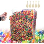 50000 pieces perles gel eau du sol d�coration gel�e vase de remplissageperles gel eau(5 ballons (beads&ballon) ...